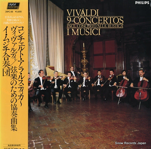 I MUSICI vivaldi; 9 concertos, incl.concerto "alla rustica" 28PC-88