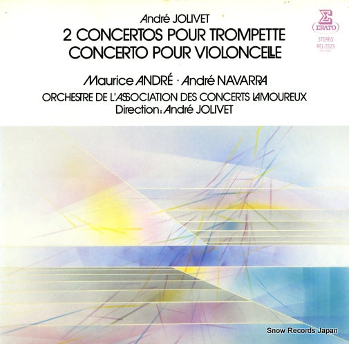 ANDRE, MAURICE / ANDRE NAVARRA jolivet; concertos pour trompette / concertos pour violoncelle REL-2523