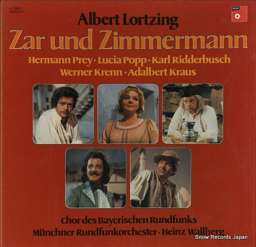 WALLBERG, HEINZ albert lortzing; zar und zimmermann 5922424-4