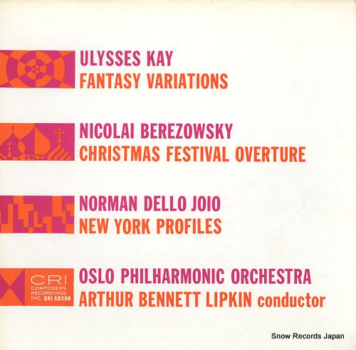 LIPKIN, ARTHUR BENNETT ulysses kay; fantasy variations CRISD209