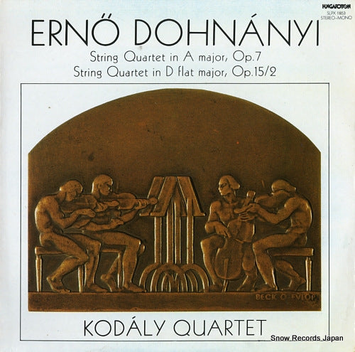 KODALY QUARTET erno dohnanyi; string quartet in a major, op.7 SLPX11853