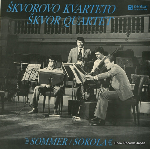 SKVOR QUARTET / SKVOROVO KVARTETO vladimir sommer; string quartet in d minor 81110196
