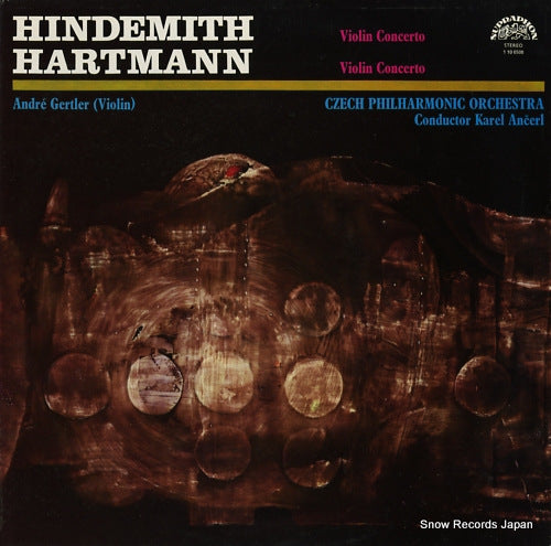 GERTLER, ANDRE hindemith/hartmann; violin concerto 1100508