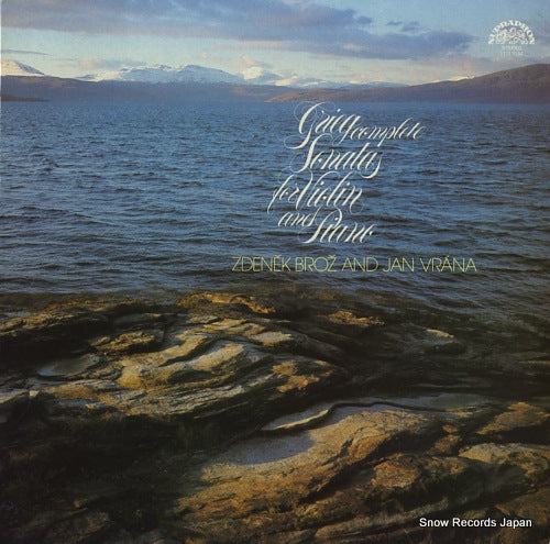 BROZ, ZDENEK, AND JAN VRANA grieg; sonatas for violin and piano 11113164
