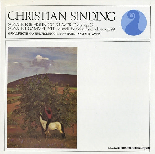 HANSEN, ORNULF BOYE, AND BENNY DAHL-HANSEN christian sinding; sonate for fiolin og klaver, e-dur op.27 NKF30021