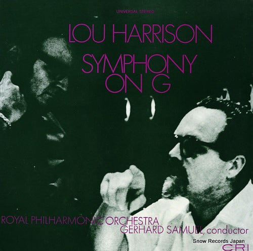 SAMUEL, GERHARD lou harrison; symphony no g CRI236USD