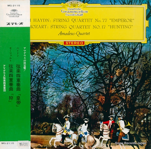 AMADEUS-QUARTETT haydn; string quartet no.77 "emperor" MG-2115