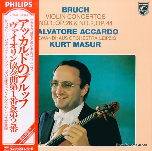 ACCARDO, SALVATORE bruch; violin concertos no.1, op.26 & no.2, op.44 X-7882