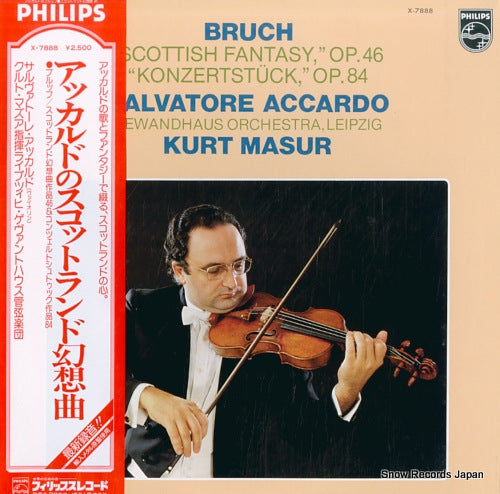 ACCARDO, SALVATORE bruch; "scottish fantasy" op.46 X-7888