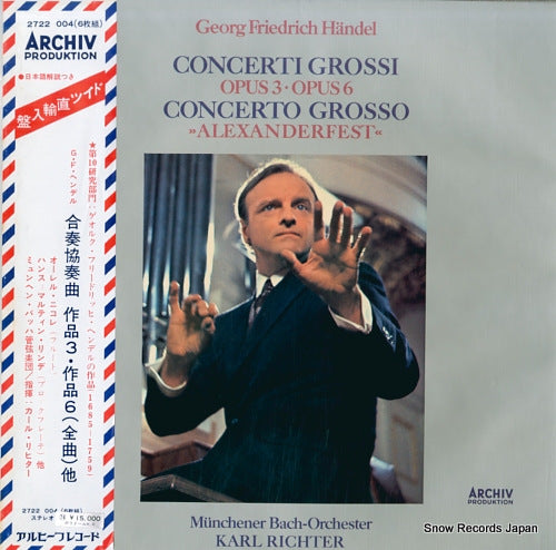 RICHTER, KARL handel; concerti grossi opus3 . opus6 2722004