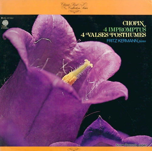 KERMANN, FRITZ chopin; 4 impromptus UDL-3118-V