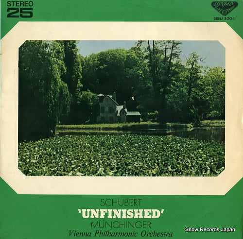 MUNCHINGER, KARL schubert; symphony no.8 in b minor "unfinished" SG(L)5004