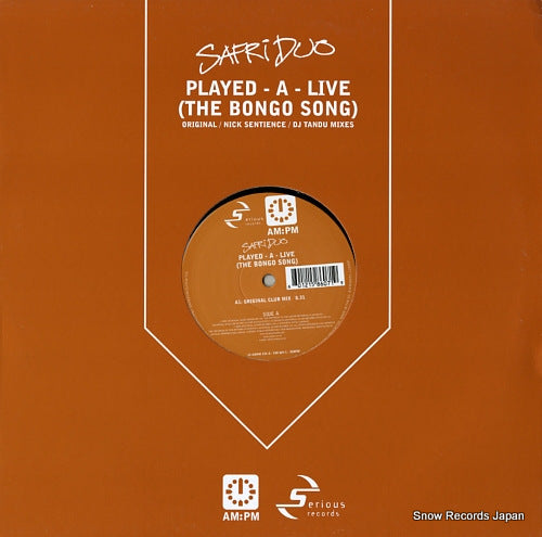 SAFRI DUO played-a-live(the bongo song) 12AMPM141/158607-1
