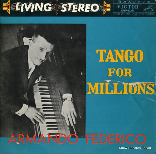 FEDERICO, ARMANDO tango for millions SHP508