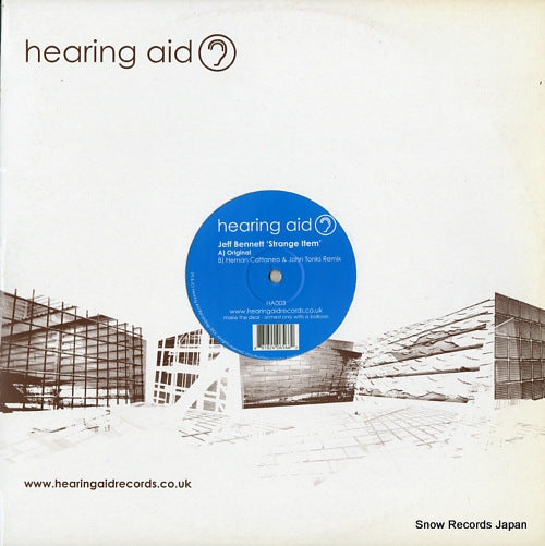 BENNETT, JEFF strange item HA003
