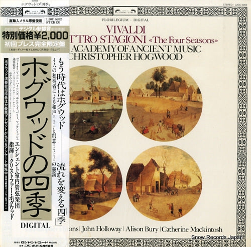 HOGWOOD, CHRISTOPHER vivaldi; le quattro stagioni "the four seasons" L20C5202