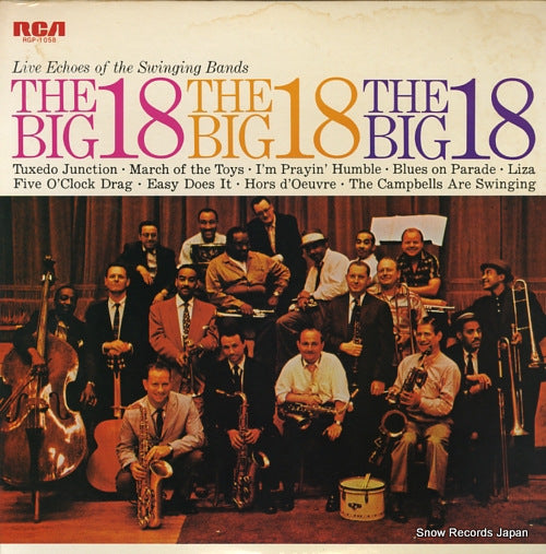 BIG 18, THE live echoes of the swinging bands the big 18 RGP-1058