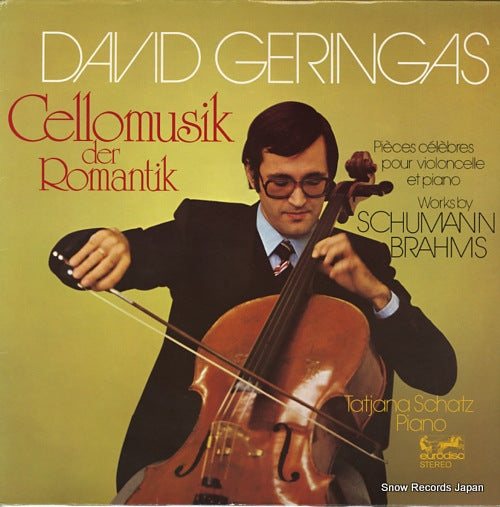 GERINGAS, DAVID cello musik der romantik 28404KK