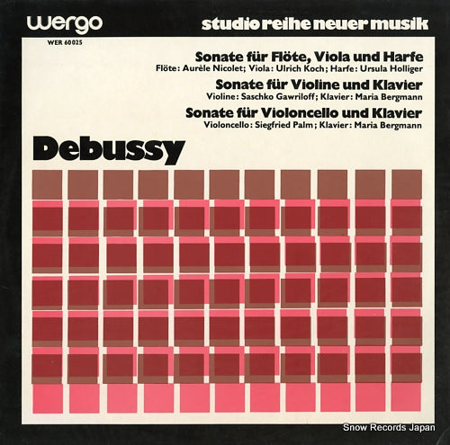 V/A debussy; sonate fur flote, viola und harfe WER60025