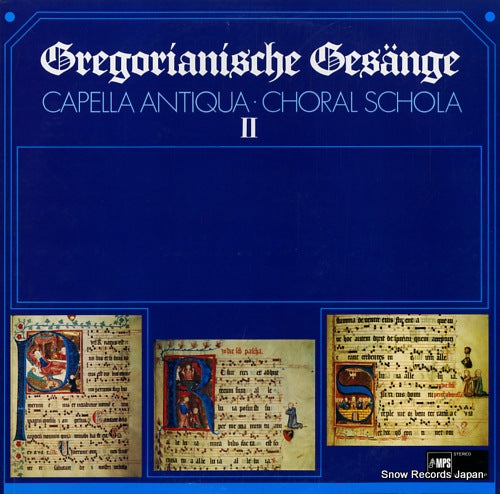 RUHLAND, KONRAD gregorianische gesange ii ULS-3252-3-P