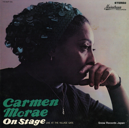 MCRAE, CARMEN on stage YS-827-MS