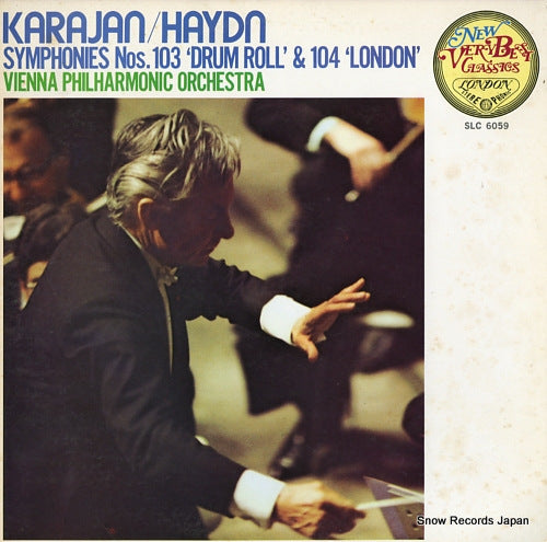 KARAJAN, HERBERT VON haydn; symphonies nos.103 "drum roll'" & 104 "london" SLC6059