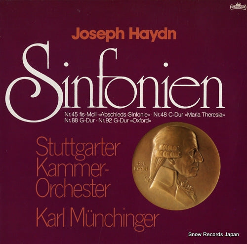 MUNCHINGER, KARL haydn; sinfonien nr.45, nr.48, nr.88, nr.92 INT180.836