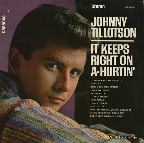 TILLOTSON, JOHNNY it keeps right on a-hurtin' CLP25058