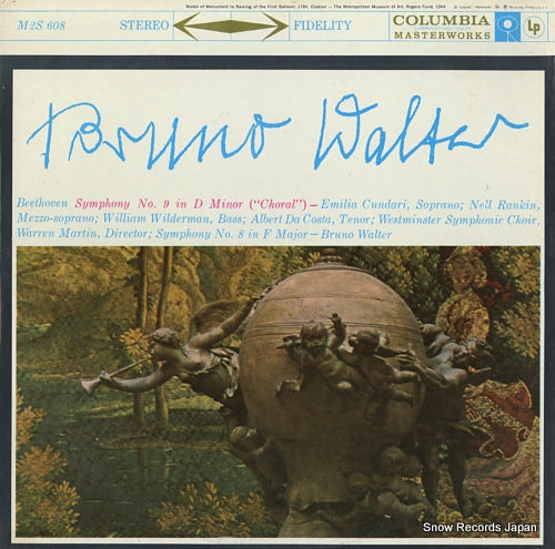 WALTER, BRUNO beethoven; symphony no.9 in d minor "choral", no.8 M2S608