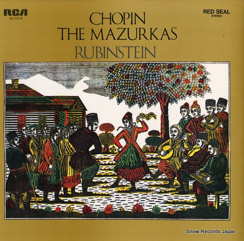 RUBINSTEIN, ARTUR chopin; the mazurkas SX-2018