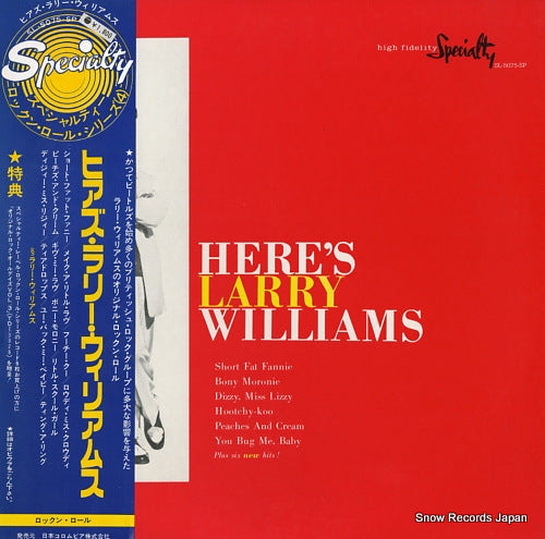 WILLIAMS, LARRY here's larry williams SL-5075-SP