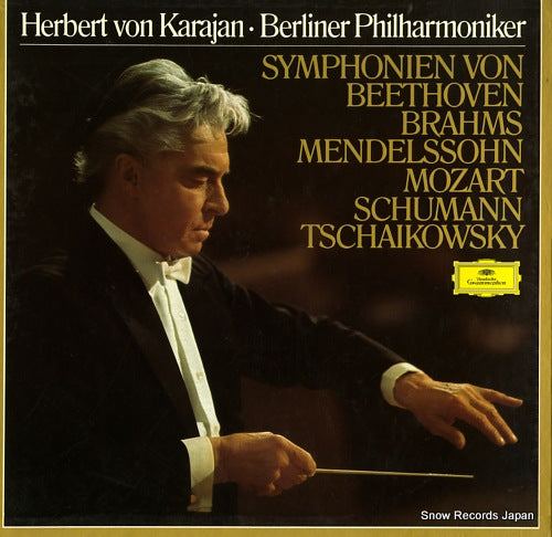 KARAJAN, HERBERT VON symphonien von beethoven brahms mendelssohn mozart schumann tschaikowsky 2720104