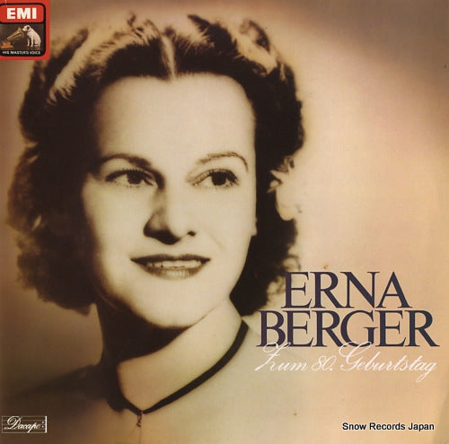 BERGER, ERNA zum 80. gebertstag 1C137-46104/05M