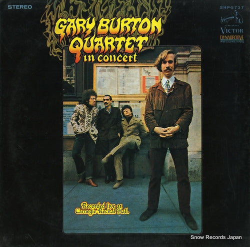 BURTON, GARY in concert / recorded live at carnegie recital hall. SHP-5737