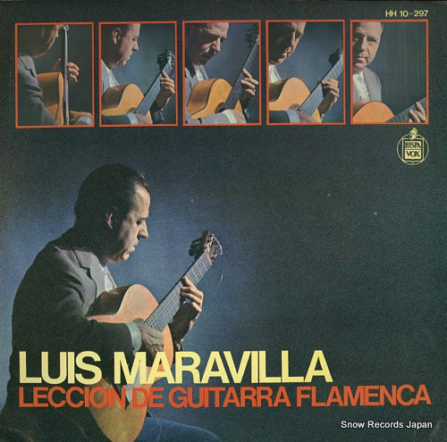 MARAVILLA, LUIS leccion de guitarra flamenca HH10-297/HHS10-297