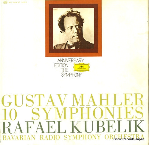 KUBELIK, RAFAEL mahler; 10 symphonies MG9834/47