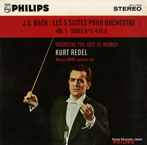 REDEL, KURT bach; les 5 suites pour orchestre / vol.1-suites nos1, 4 et 5 SFL-7639