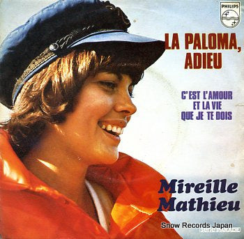 MATHIEU, MIREILLE la paloma, adieu 6009-711