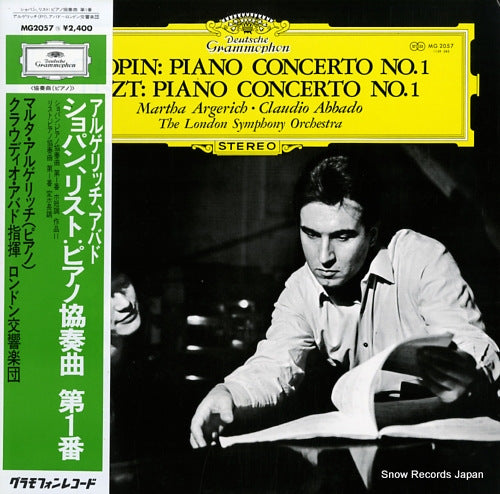 ARGERICH, MARTHA chopin & liszt; piano concerto no.1 MG2057