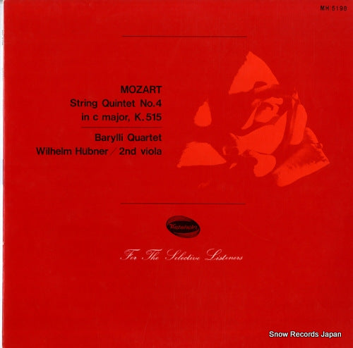 BARYLLI QUARTET, THE mzoart; string quintet no.4 in c major, k.515 MH5198