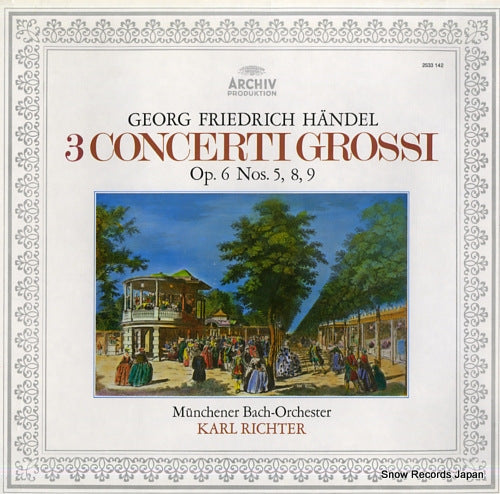 RICHTER, KARL handel; 3 concerti grossi op.6 nos.5, 8, 9 2533142
