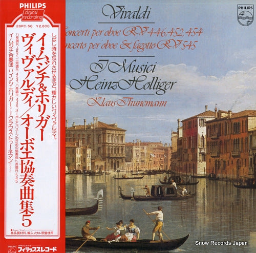 I MUSICI vivaldi; 3 concerti per oboe kv446, 452, 454 28PC-56