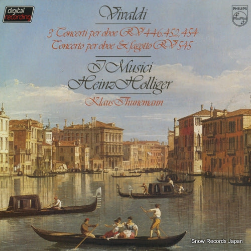 I MUSICI vivaldi; 3 concerti per oboe kv446, 452, 454 28PC-56