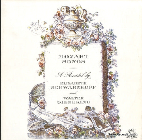 SCHWARZKOPF, ELISABETH / WALTER GIESEKING mozart; songs ANGEL35270