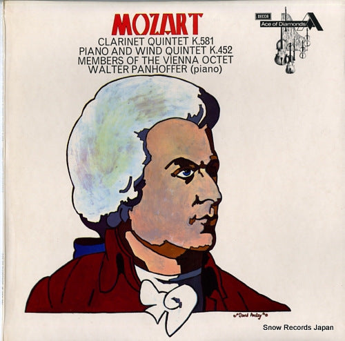 MEMBERS OF THE VIENNA OCTET mozart; clarinet quintet, piano & wind quintet SDD289