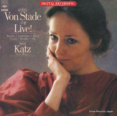 STADE, FREDERICA VON recital live! 28AC1411