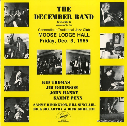 DECEMBER BAND, THE moose lodge hall 1965 volome 1 GHB197