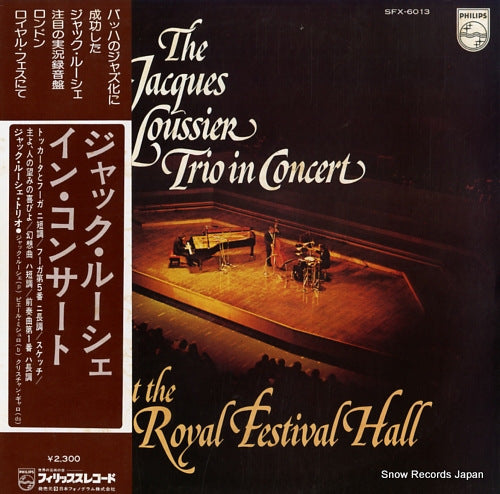 LOUSSIER, JACQUES in concert at the royal festival hall SFX-6013