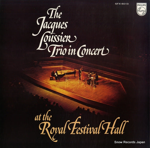 LOUSSIER, JACQUES in concert at the royal festival hall SFX-6013
