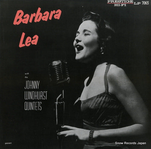 LEA, BARBARA barbara lea with the johnny windhurst quintets OJC-1713